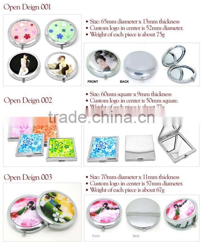 Customized Folding Portable Personal Beauty Cosmetic Mirror