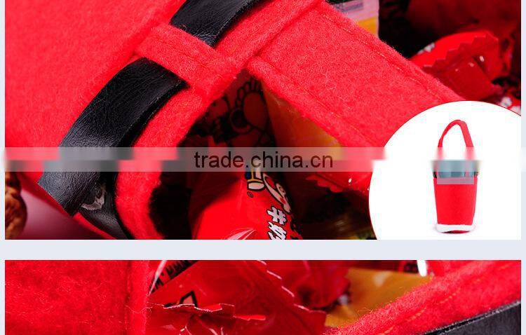 Christmas Tree Table Decoration Gift Toy Wedding Candy Handbag Santa Pants Treat Bag