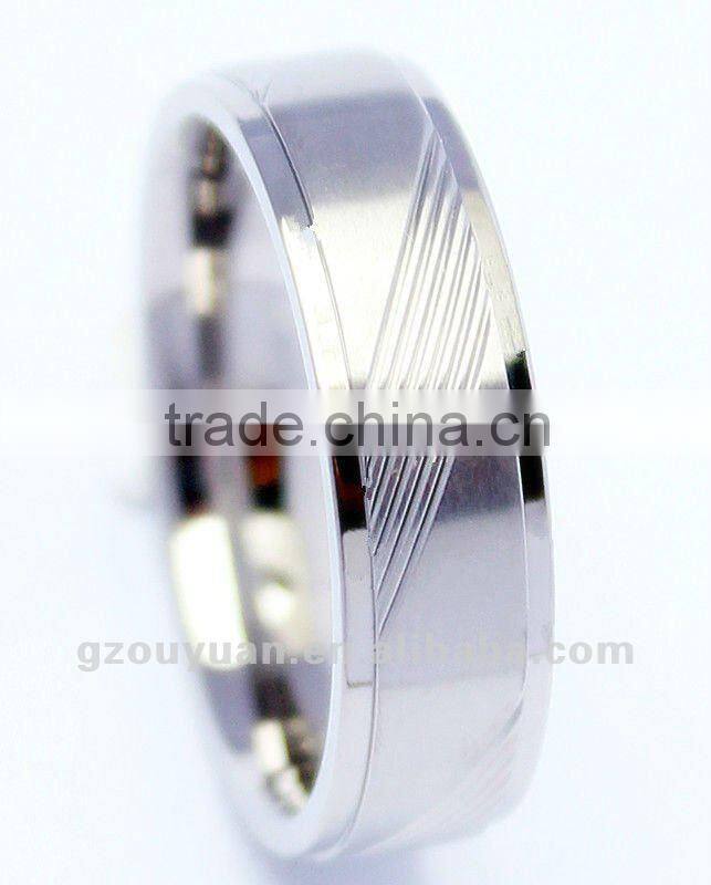 2012 hot sell titanium ring / wholesale price jewelry