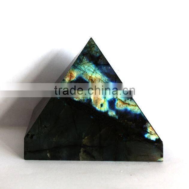 wholesale human triangle labradorite Crystal for collection or gift