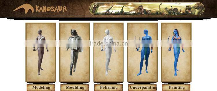 KANO0908 Customized Vivid Decorative Fiberglass Animal Garden Statue