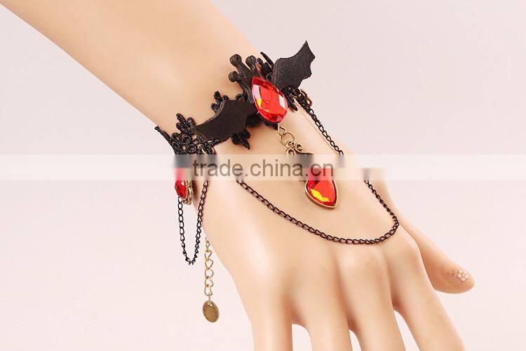 MYLOVE hot Halloween jewelry lace bracelet with bat very sexy MLS288