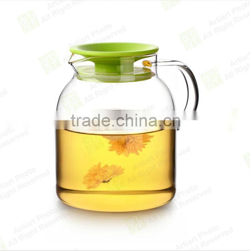 2016 Original design new product cute glass teapot