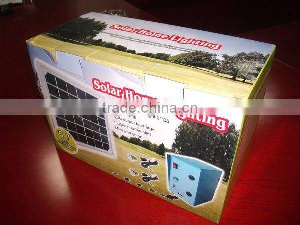 hot selling solar home lighting with USB charge mobile
