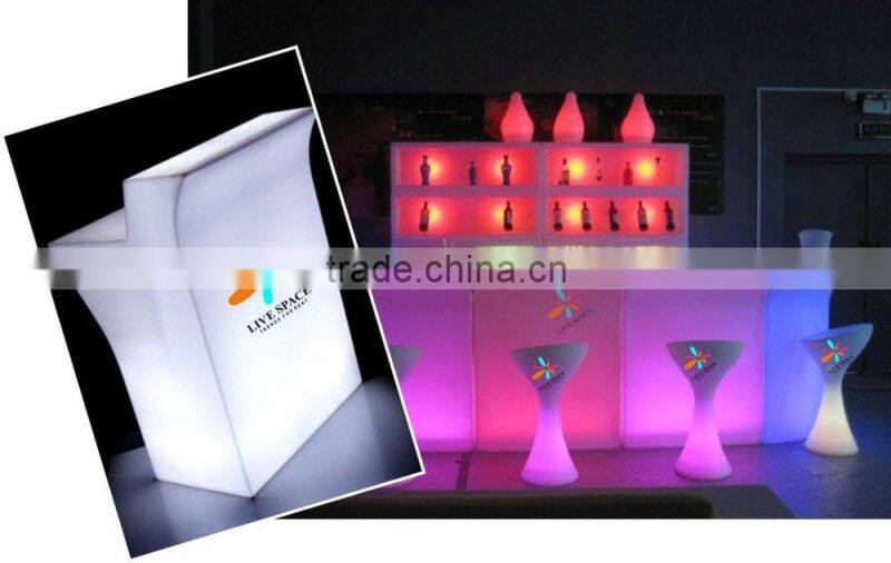 illuminated glaring led wine diplaying window/ display rack