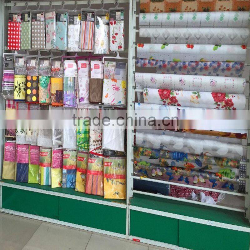 Modern design cheap PVC table cloth factory