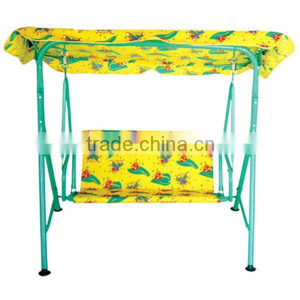 Outdoor leisure kids garden iron Swing chair