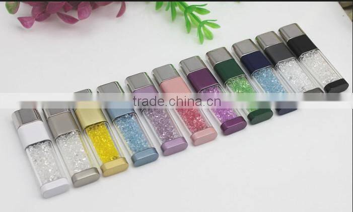Colorful crystal usb flash pen drive for gift promotion with 4GB,8GB,16GB