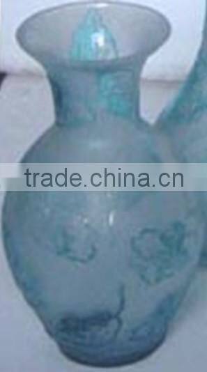 Traditional printing high-tall galle vases