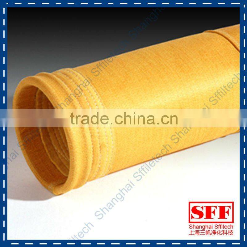 polyester dust collector filter bag filtration