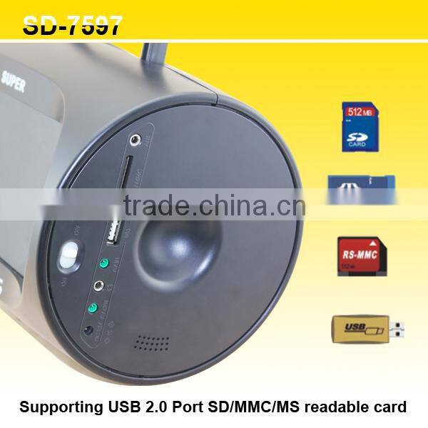 7.5 inch mini portable dvd player with tft screen