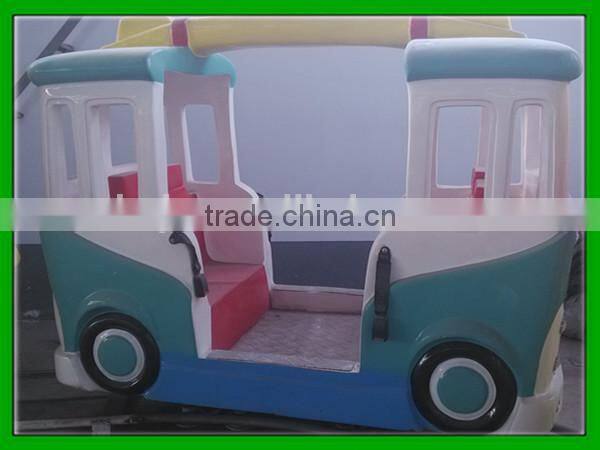 Electric track train with customized track electric kiddie train for sale