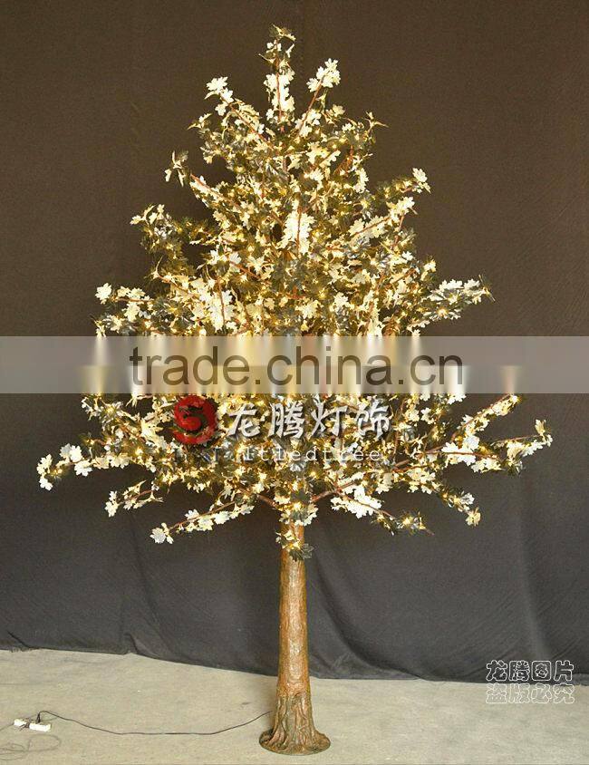 outdoor led artificial maple tree lights
