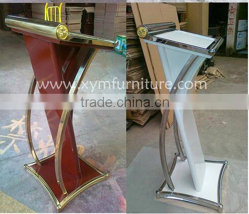 reasonable price church/hotel lecture wooden rostrum
