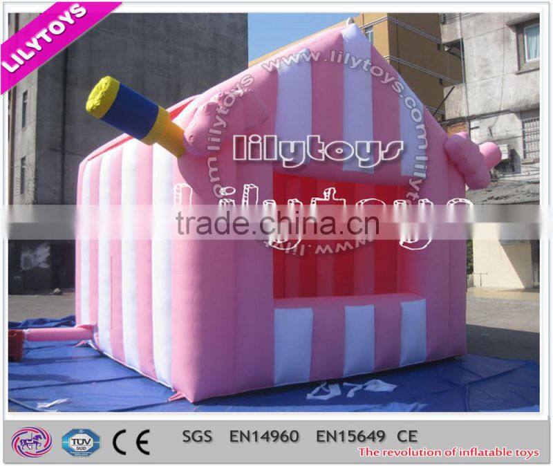 Attractive Lilytoys inflatable air cube tent/inflatable tent for promotion