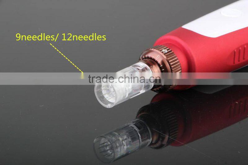 NL-EPD01 12 needle rechargeable 2 in 1 machine derma pen and permanent makeup machine for facial problems /tattoo/lips/eyeline/e