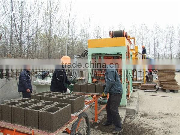 QT4-15 Vibration concrete block making machine,automatic hollow block machine