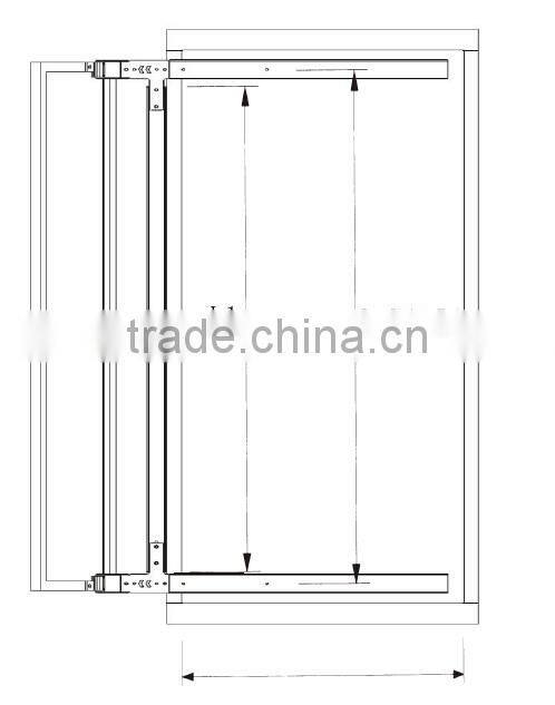 concealed dressing wardrobe pull out mirror frame and fittings