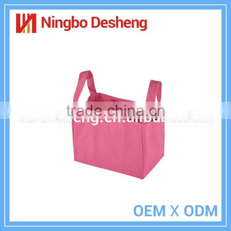 Handled style zipper leisure non woven tote travel bag set mini cosmetic bag