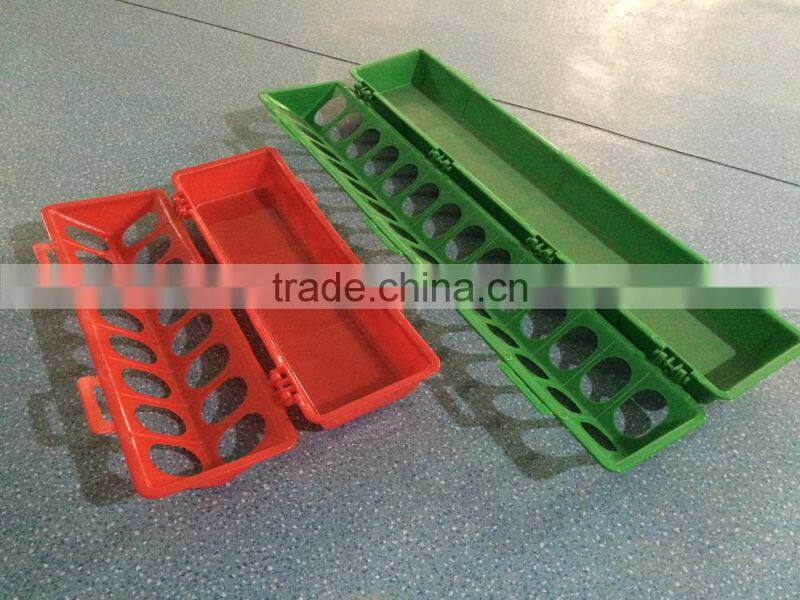 LINEAR CHICK TROUGH FEEDER 30cm poultry quail