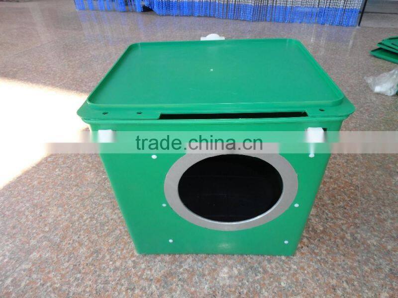 pp modified plastic rabbit nest box