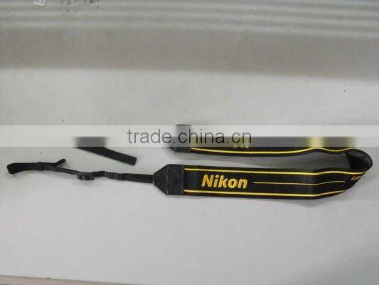 Black leather hight quanlity Camera Strap with Nikon Logo for Japan Market