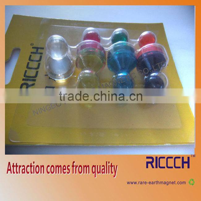 Hot Sale Color Office Magnetic push pins