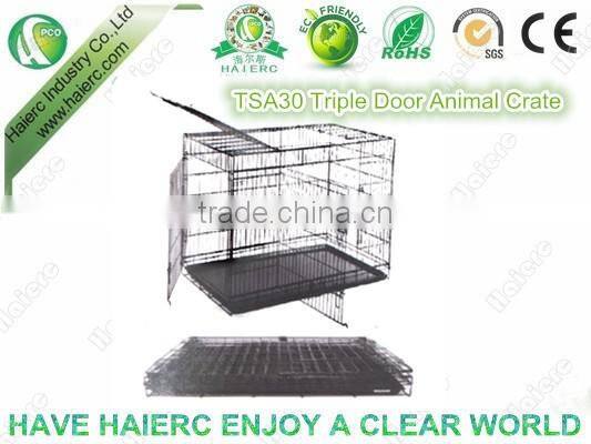 Haierc Folding Pet Kennel New Dog Crates Steel Dog Cage