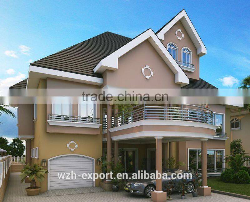 Stone Coated Roof Sheet, purple/wine red/green/black roof tile for prefab houses, villas