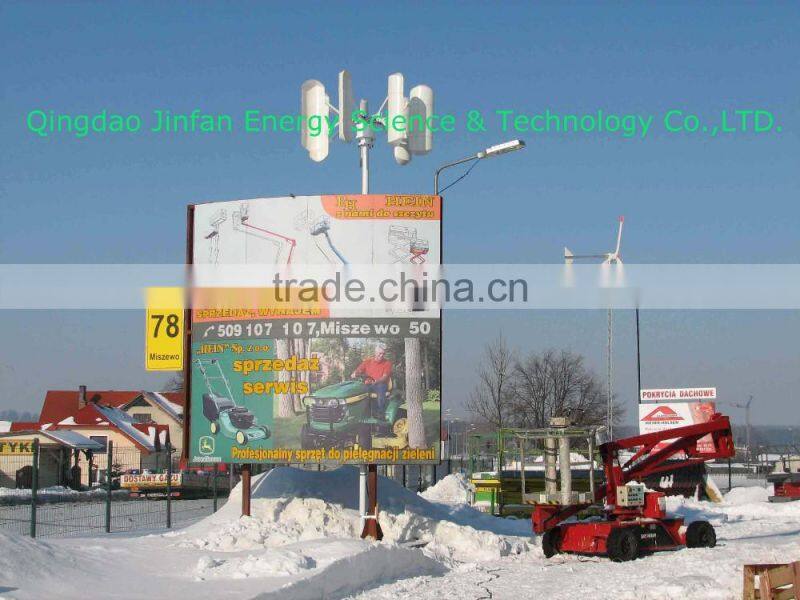 1KW low rpm VAWT vertical axis wind turbine generator for home use with CE Certificate