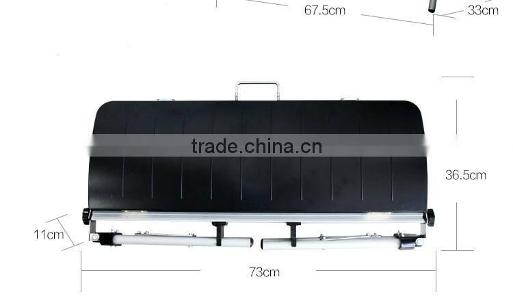 Portable solar barbecue stove outdoor household self driving folding grill fashion creative rack solar grill