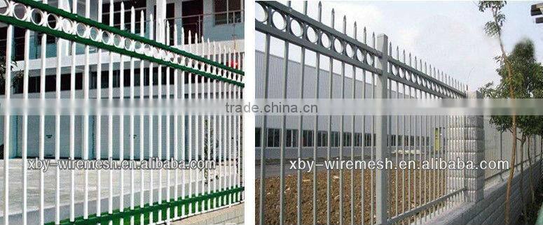 wrought iron welded picket mesh fence