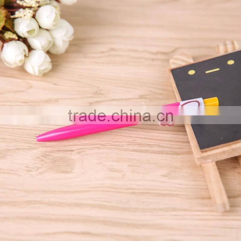 rainbow pen,cartoon lovely plastic ball pen