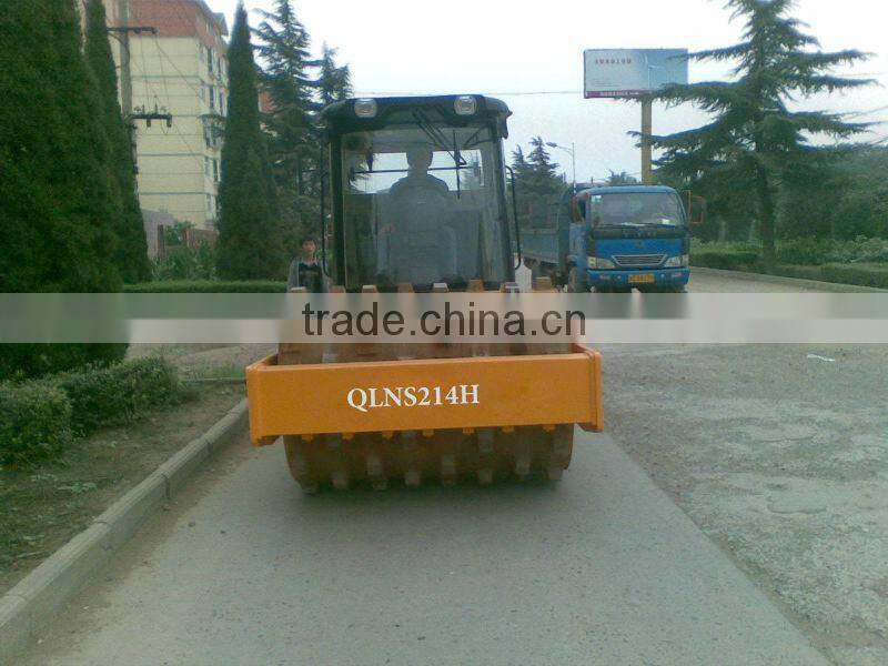 14 ton with CE hydraulic vibratory road roller, easy to handle road roller