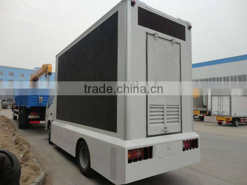 moving led display truck,advertising screen truck for sale,advertising truck box
