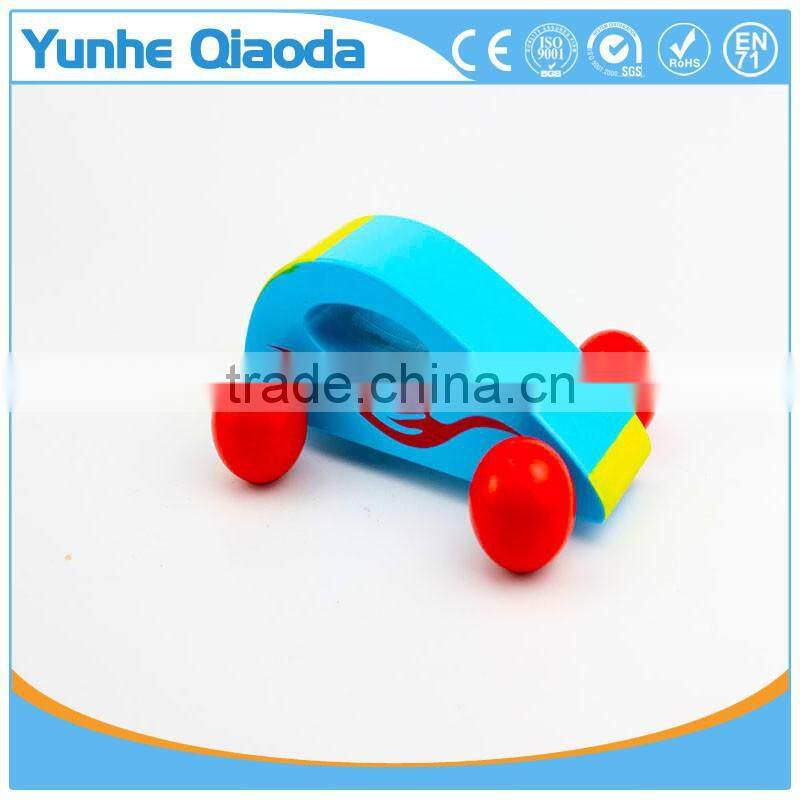 green color wood toys racing car toy for kids,Education city games wooden car model toy