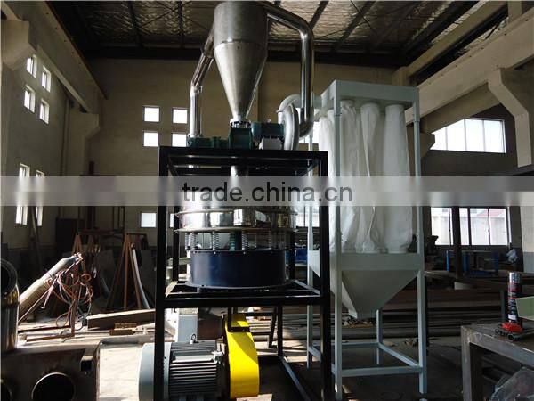 Zhangjiagang plastic grinding pulverizer machine with additional mesh