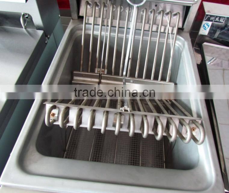 Easy and simple to handle Vertical 1-tank computer fryer with oil filter cart 2 basket(DF-30A)(0086-13632272289)