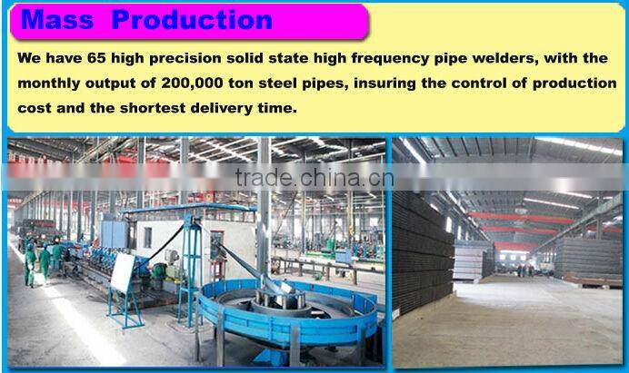 galvanized steel hollow square tube/pipe
