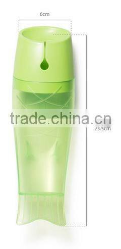 Multicolor transparent wall-hanging plastic vase