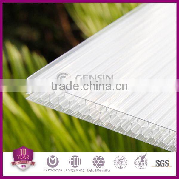8mm Polycarbonate Honeycomb Panel,Agricultural greenhouse,Polycarbonate Greenhouse Sheet