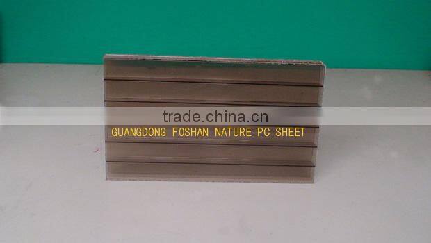 brown polycarbonate hollow sheet
