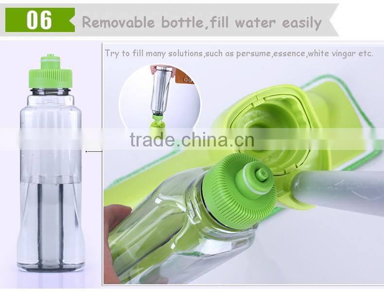 Microfiber Spray Mop Professional Floor Cleaning Wet Dust Kit for House, Kitchen, Hardwood