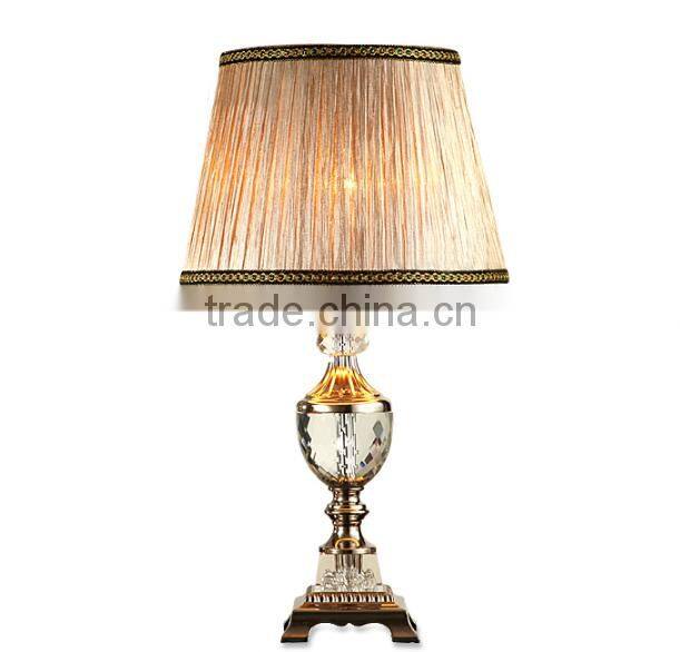Clear K9 crystal lamp body tower design table lamp