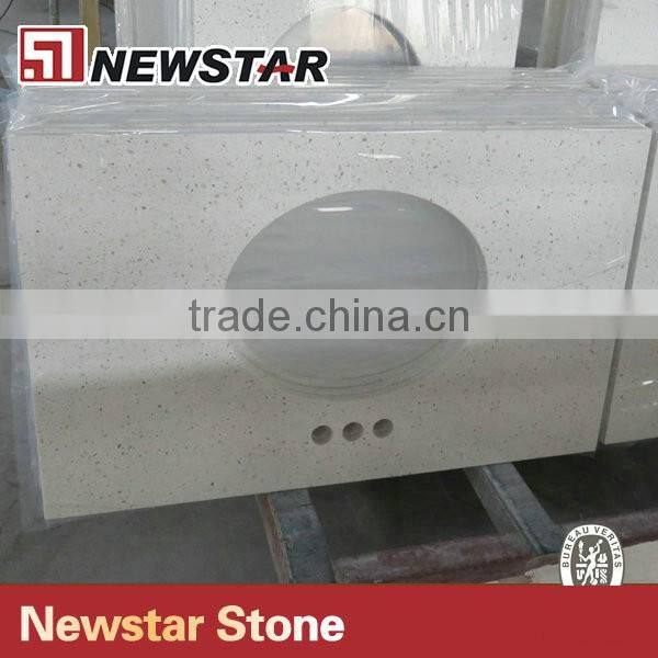Newstar wholesale bathroom vanities,quartz counter