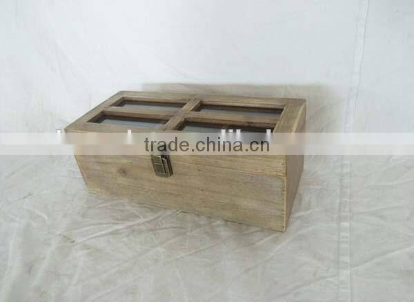 Cheap Wooden Box with Glass Top for Sale