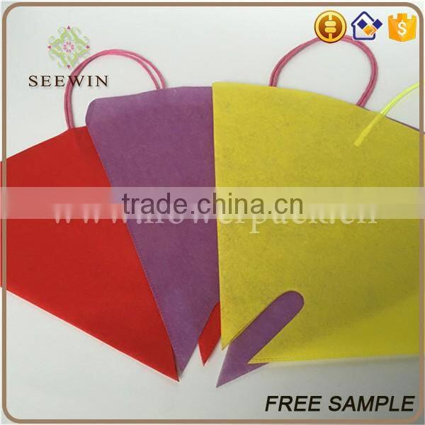 wholesale various colors bopp plastic flower pot