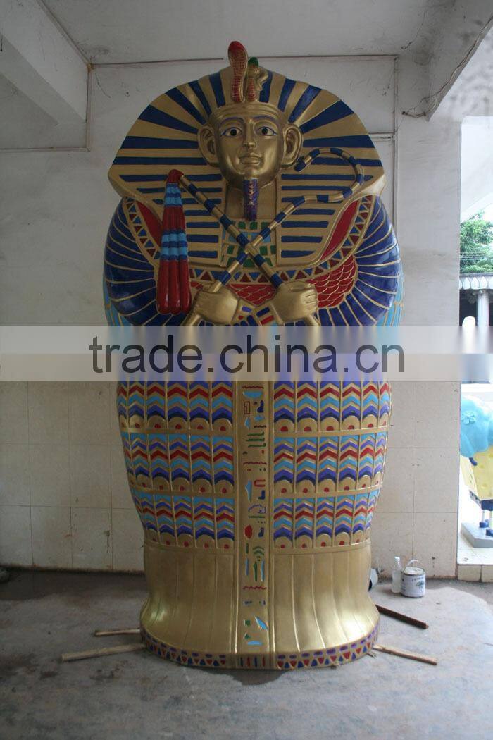 The Egypt style resin fiberglass large Egypt primitive man statue