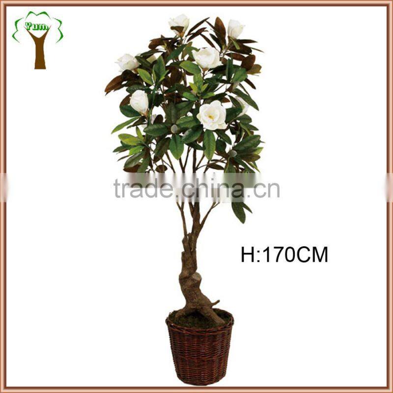 artificial yulan tree with flowers for export