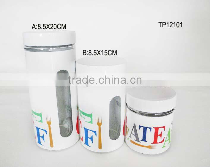 white spraying plastics decorative glass milk bottle